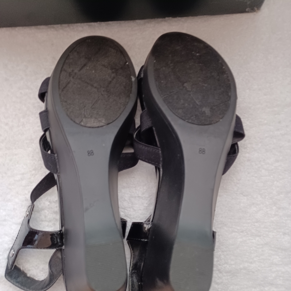 Sandals Ralph Lauren size 8B black - Picture 4 of 6
